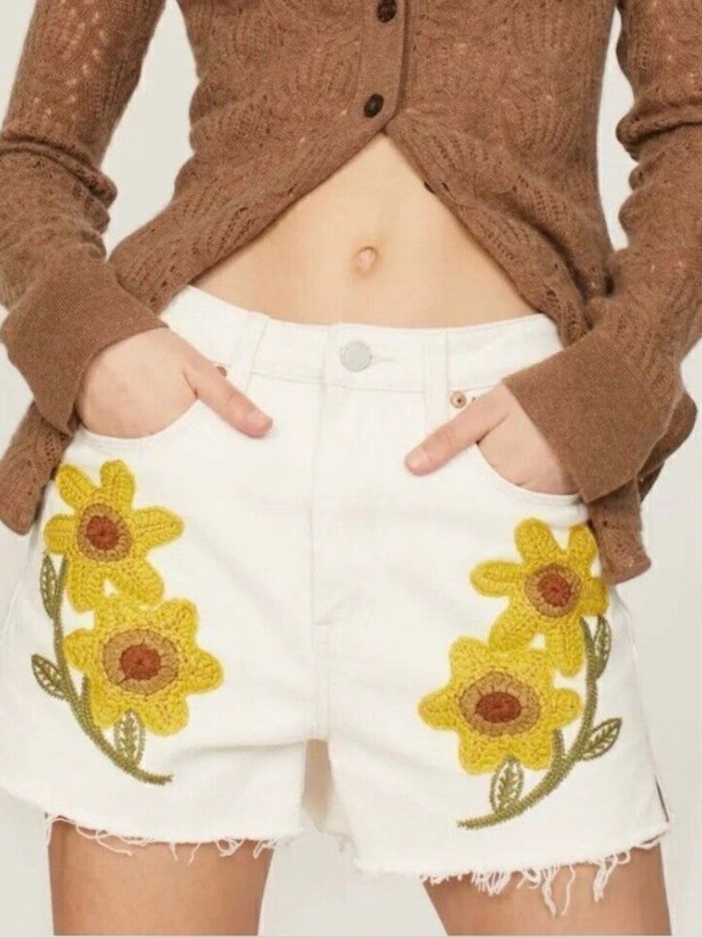 BLANK NYC THE REEVE RAY OF SUNSHINE HIGH RISE SHORTS size 27